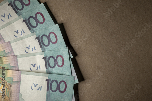 Konstfotografi Cash Belarusian money after the devaluation. Salary or credit.