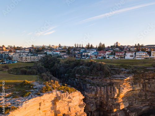 Photography Residential suburb along Sydney coastline.
