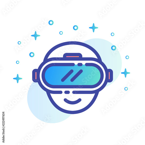 VR LineColor illustration