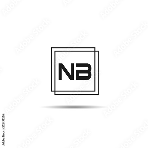 Initial Letter NB Logo Template Design Free Download Initial Letter NB Logo Template Design - GFXLoad