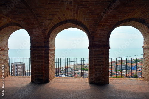vista panoramica di alcuni angoli di Grottammare  Marche  Italia