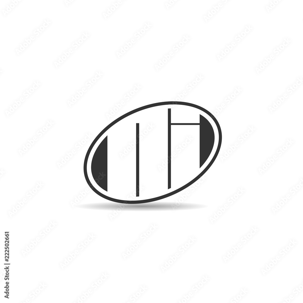 Initial Letter NI Logo Template Design Initial Letter NI Logo Template Design