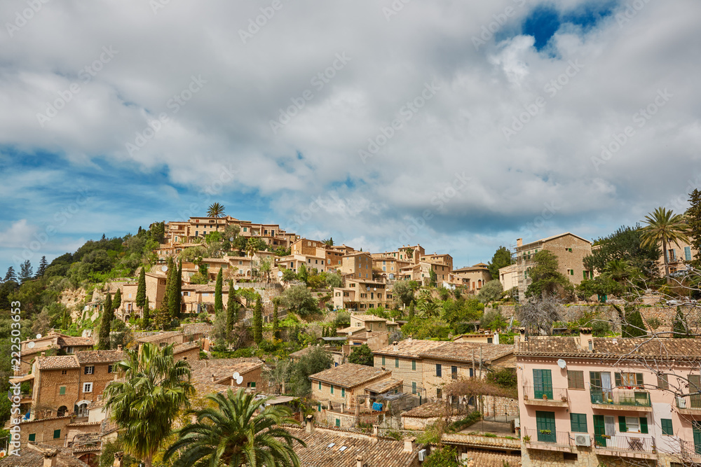 Dorf in Spanien Aussicht Hintergrund village in spain