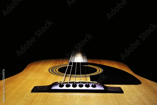 guitar black background