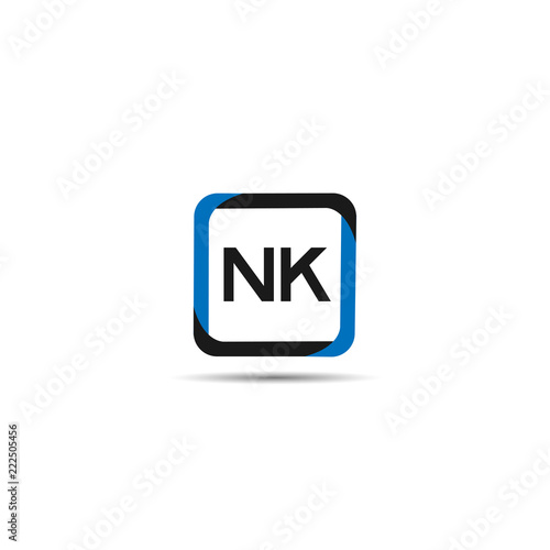 Free Download Initial Letter NK Logo Template Design - GFXLoad