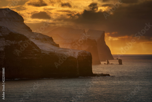 Faroe cliffs photo