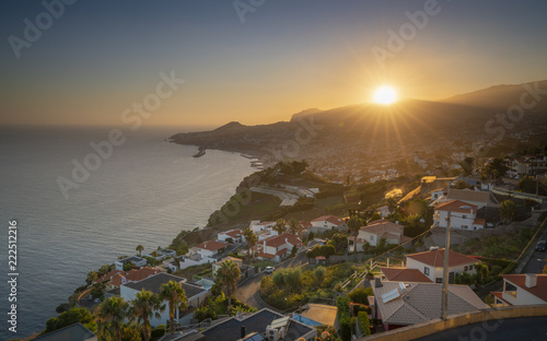 Blick auf Funchal - Madeira - bei Sonnenuntergang