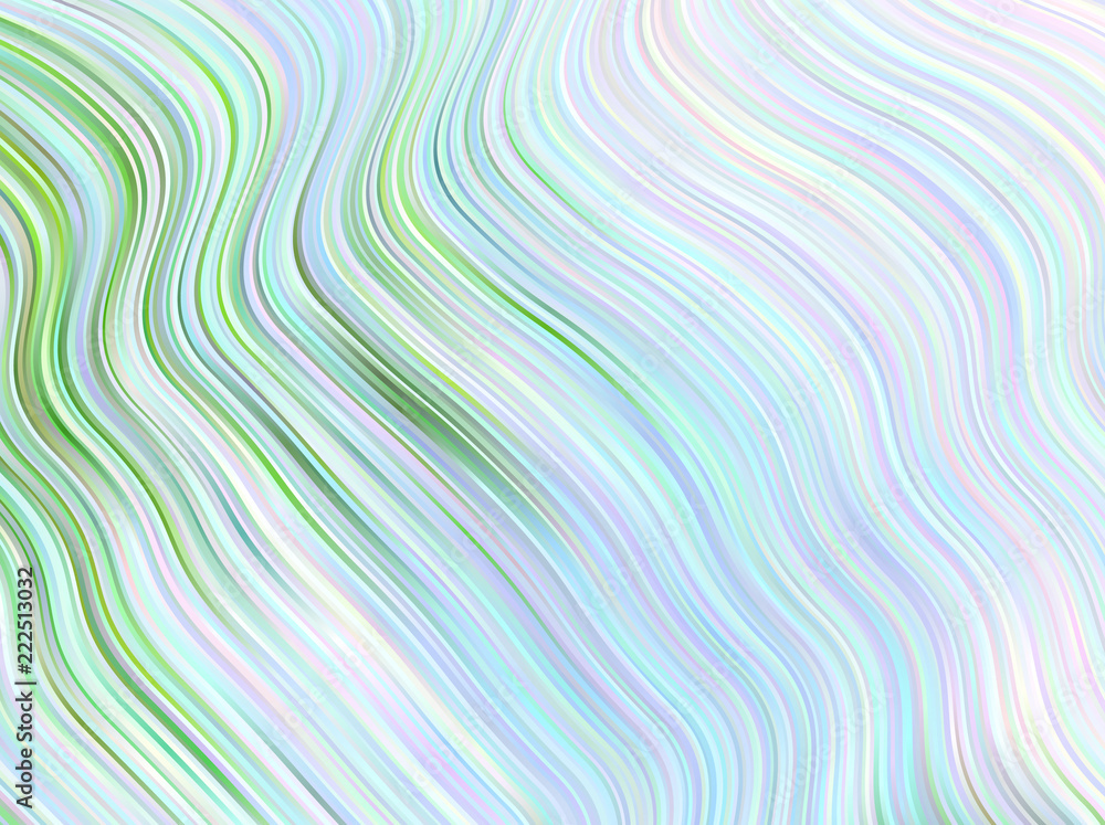 Pink, green vector pattern with liquid shapes. A vague circumflex abstract illustration with gradient.