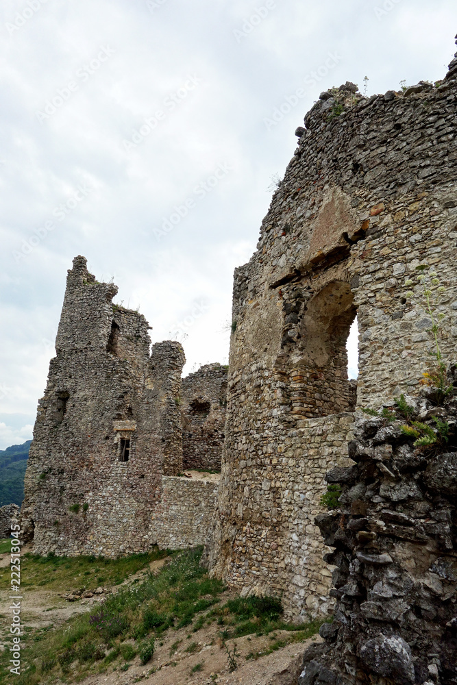 Ruins Brekov Castle, Slovakia