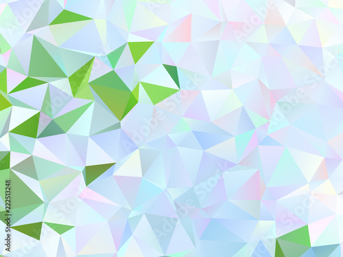 Light green triangle mosaic...