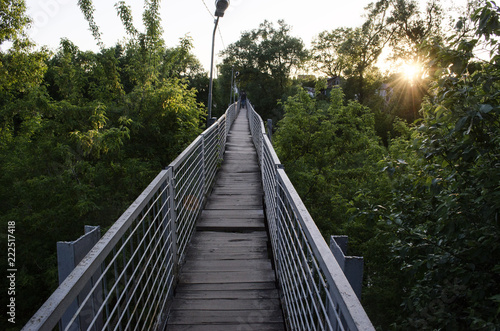 long suspension bridge photo