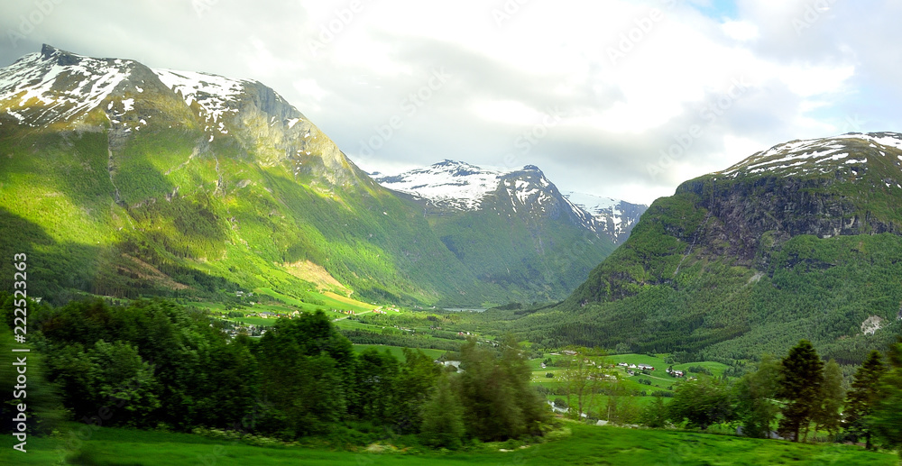 Obraz premium Flam train