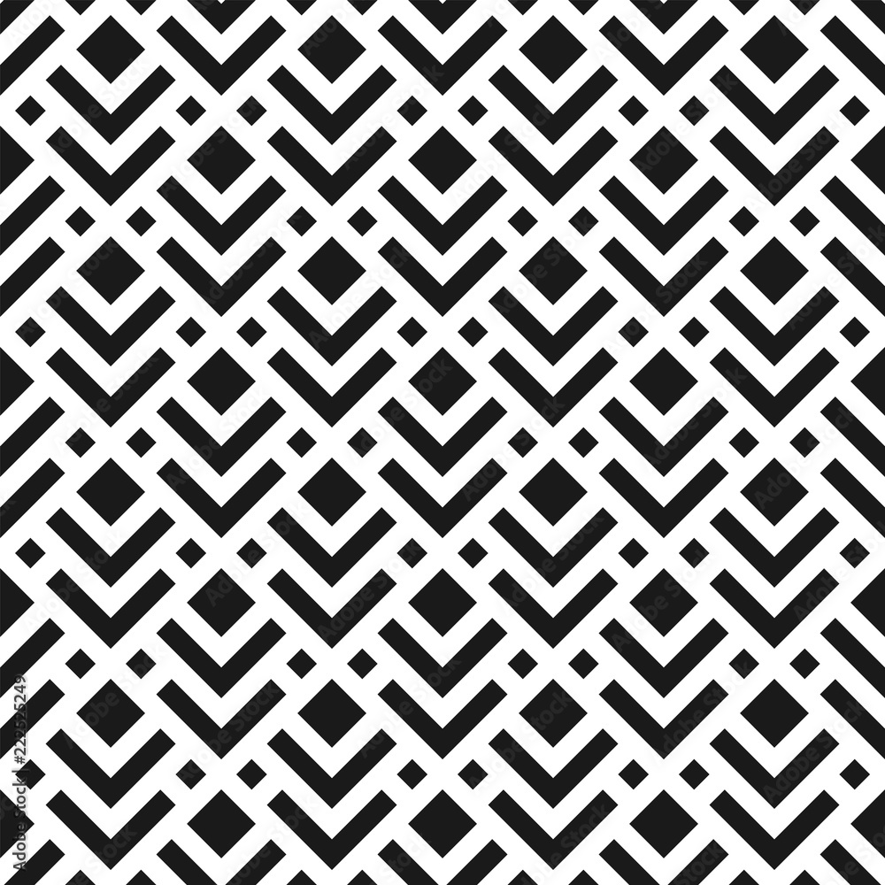 Black and white geometric seamless pattern. Vector background Black and white geometric seamless pattern. Vector background
