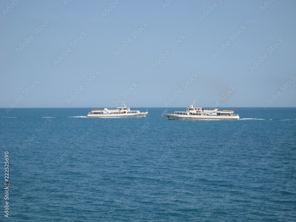 yacht in the sea yacht in the sea