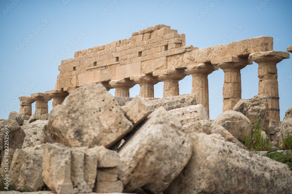 Akropolis in Selinunt Sizilien Akropolis in Selinunt Sizilien