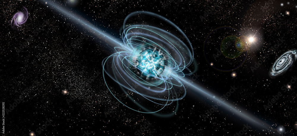 Fototapeta premium Magnetar star