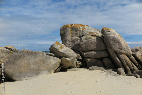 Strand von Meneham, Finistère , Bretagne