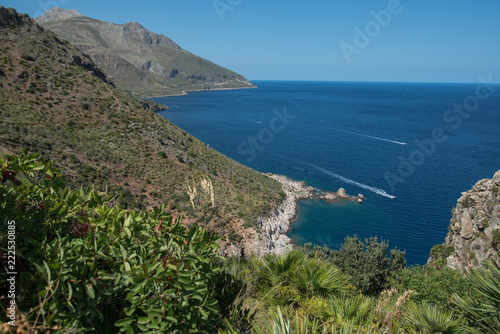 Steilküste im Zingaro Nationalpark Sizilien