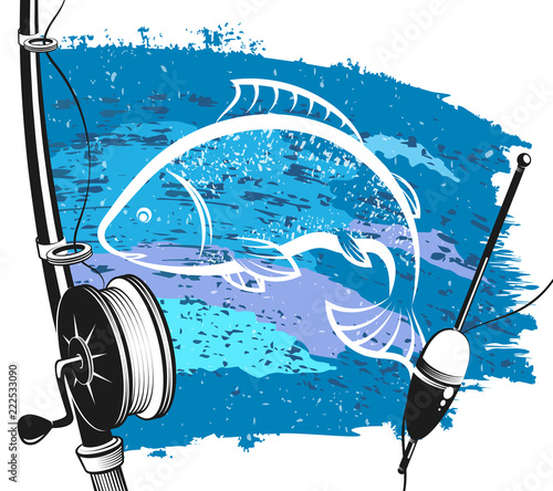 Fishing rod and float for fishing