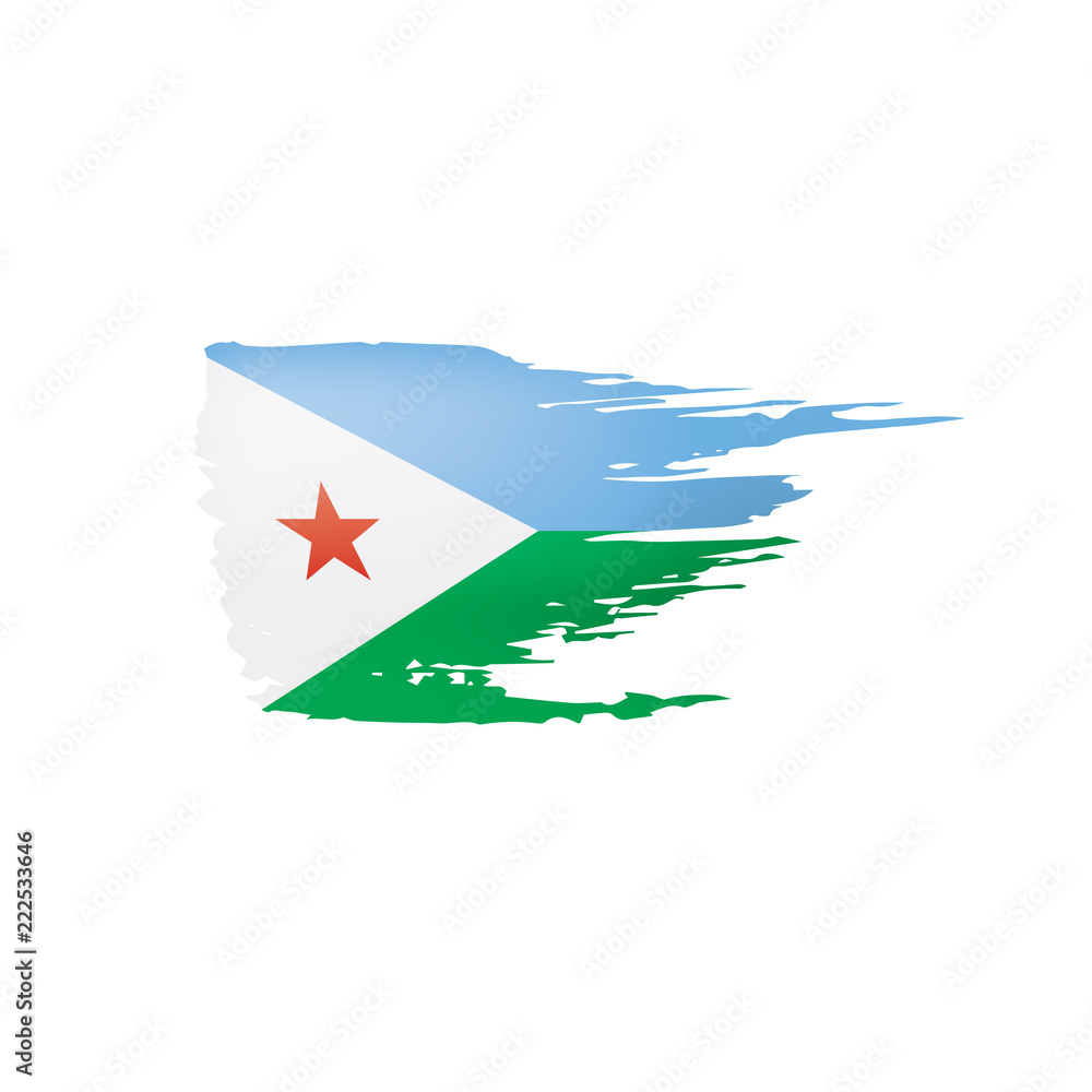 Fototapeta premium India flag, vector illustration on a white background