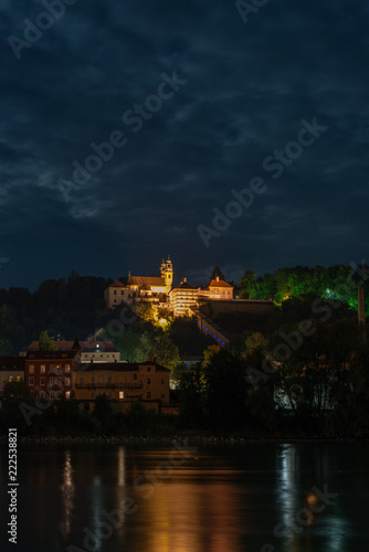 Mariahilfberg bei Nacht in Passau