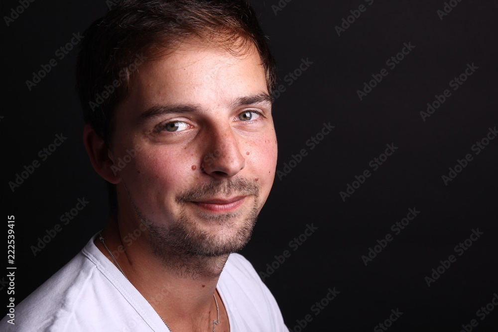 Obraz premium Portrait of a beautiful man