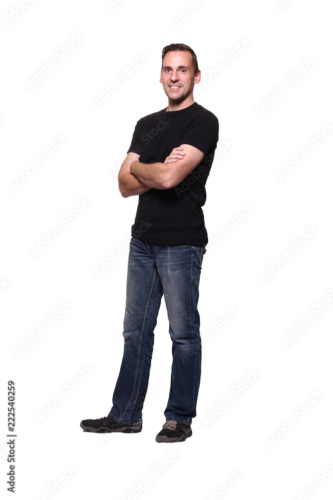 Full body caucasian man Full body caucasian man