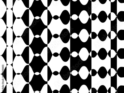 Abstract halftone pattern. Vector halftone background for design banners, posters, business projects, pop art texture, covers. Geometric black and white texture.