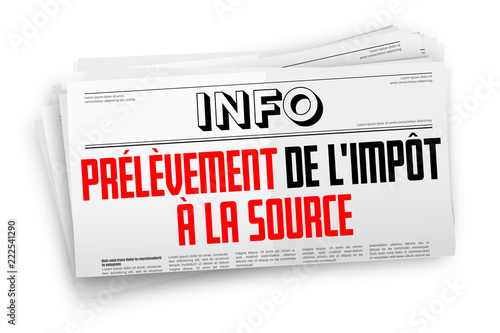 Prélèvement de l'impôt à la source