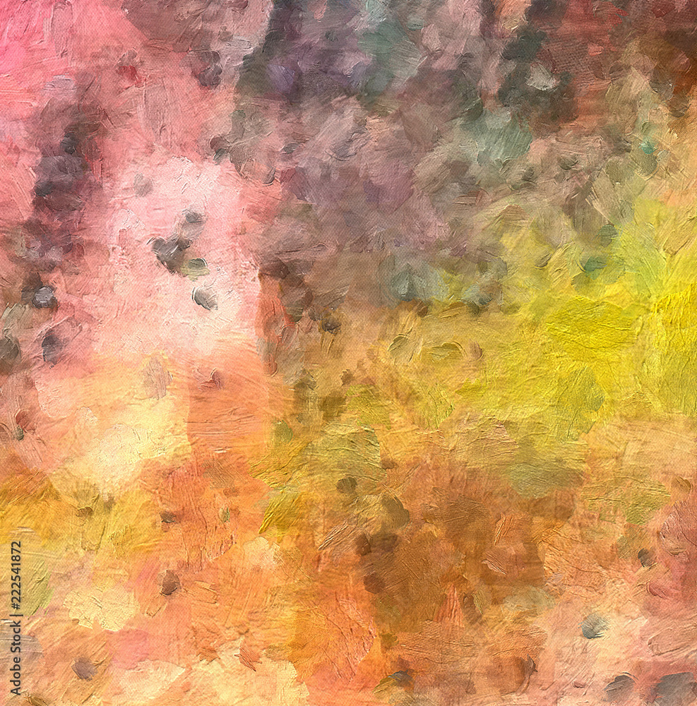 Detailed close-up grunge multi color abstract background. Dry brush strokes hand drawn oil painting on canvas texture. Creative simple pattern for graphic work, web design or wallpaper. Detailed close-up grunge multi color abstract background. Dry brush strokes hand drawn oil painting on canvas texture. Creative simple pattern for graphic work, web design or wallpaper.