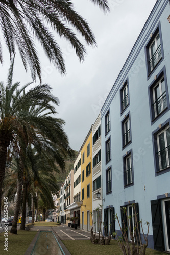 Ponta do Sol colorful buildings in Madeira