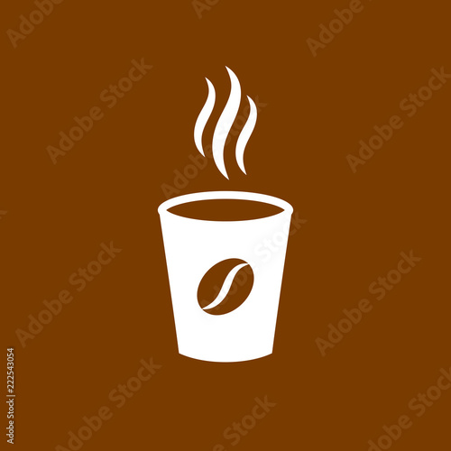 Coffee cup vector icon