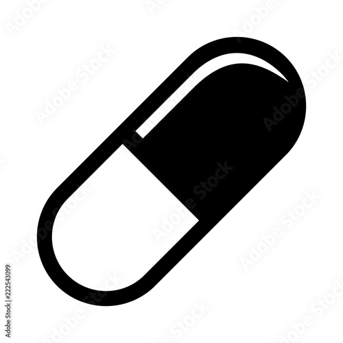 Pill vector icon