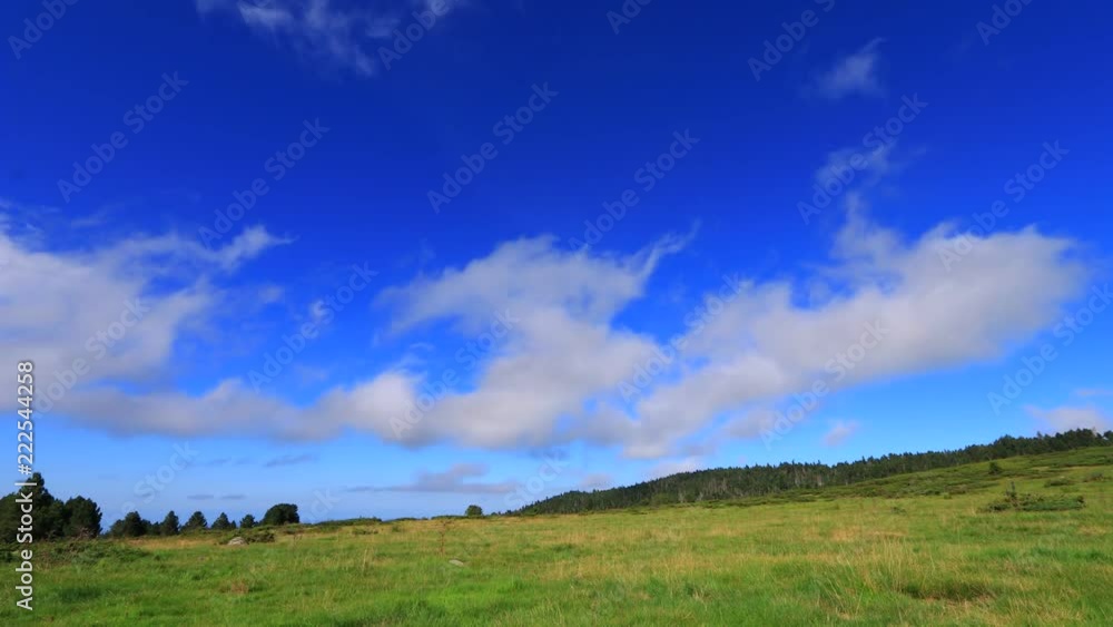 Time lapse of meadow with moving clouds in Pyrenees, Aude in the southern of France
Time lapse of meadow with moving clouds in Pyrenees, Aude in the southern of France
