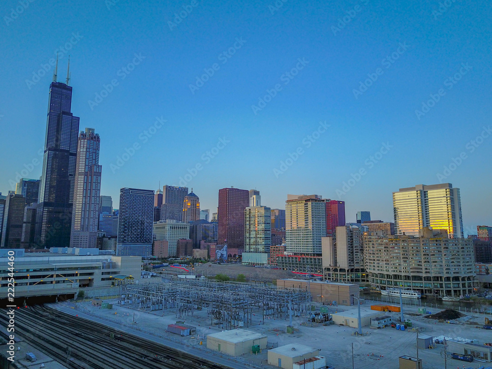Fototapeta premium Chicago Skyline z południa