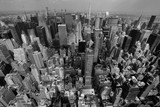 New York City skyline Black and White photo