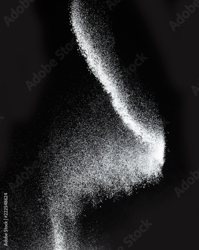 Konstfotografi fluffy powdered sugar