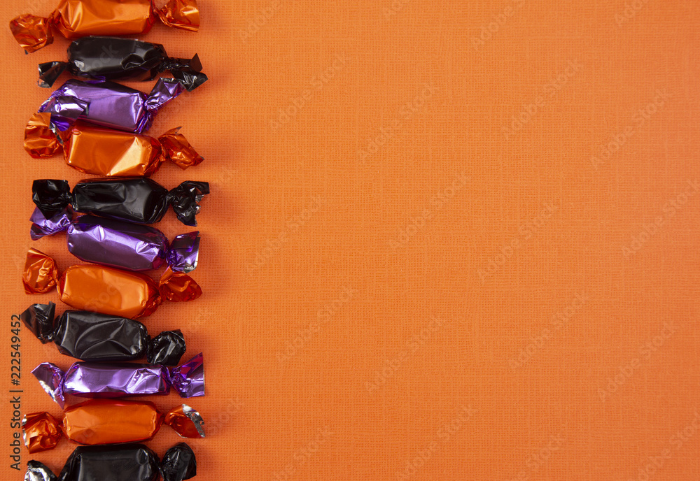 Fototapeta premium Halloween Candy Background