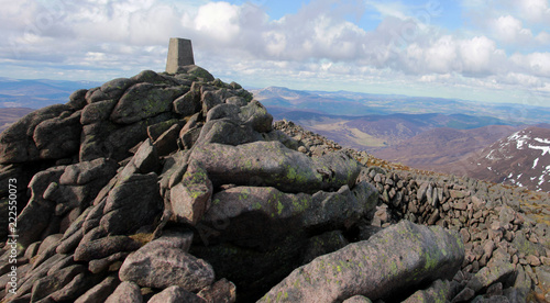 Foto Mount Keen summit. Angus, Aberdeenshire, Scotland, UK.