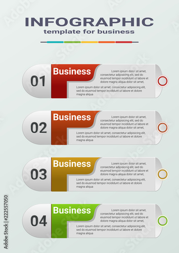 Infographic template for business Creative vector illustration