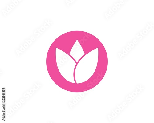 flowers logo Template