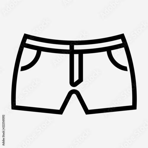 Outline drawers pixel perfect vector icon