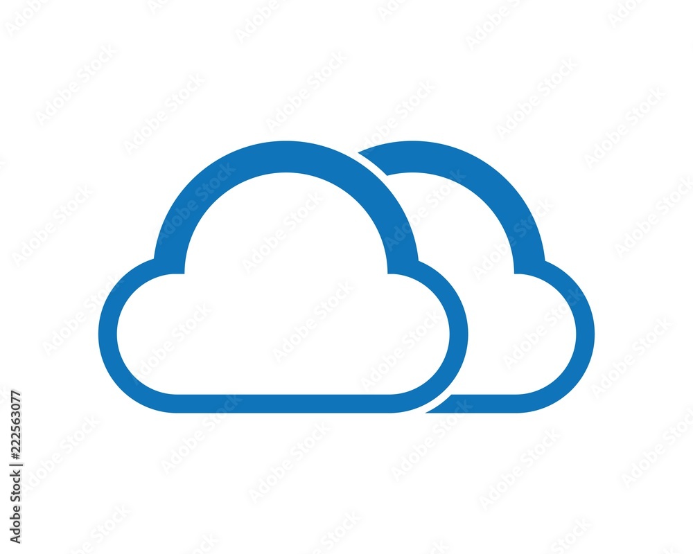 cloud logo template cloud logo template
