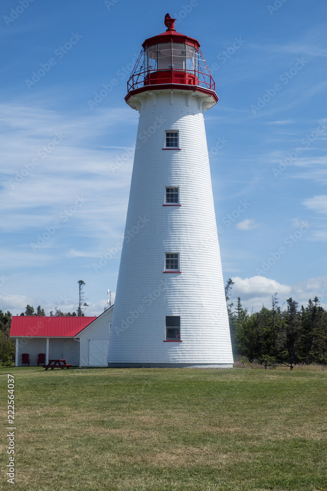 Point Prim Lighthouse in Southern Part of Prince Edward Island Canada Point Prim Lighthouse in Southern Part of Prince Edward Island Canada