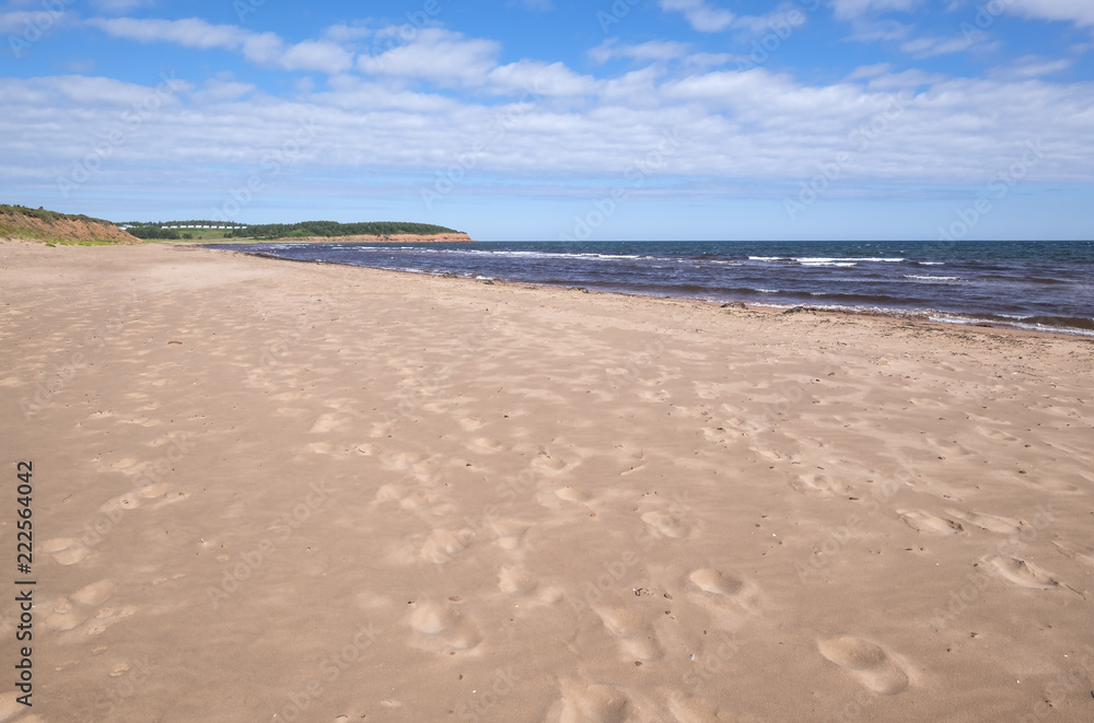 Red Sand Beach of North Rustico Prince Edward Island Canada