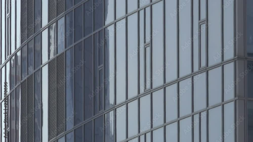 High-rise modern building in Kiev, Ukraine, September 2018 with zooming effect High-rise modern building in Kiev, Ukraine, September 2018 with zooming effect