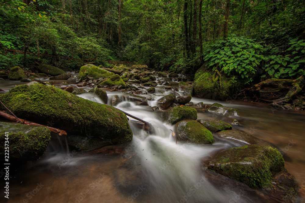 Deep forest waterfall Crocker Range Mahua Tambunan, Sabah,Malaysia Deep forest waterfall Crocker Range Mahua Tambunan, Sabah,Malaysia