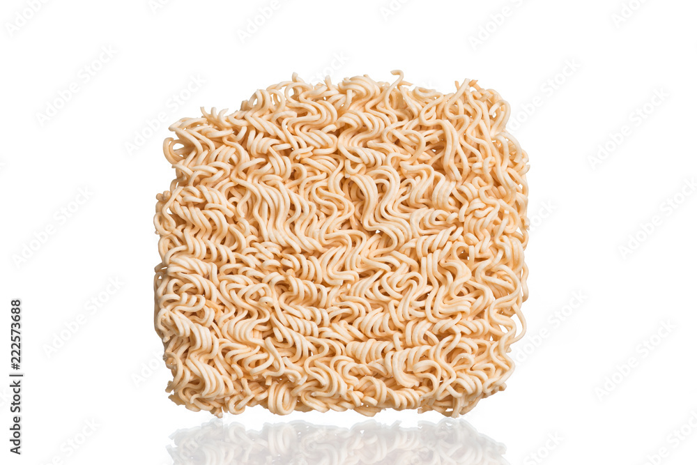 Instant noodles, on white background Instant noodles, on white background