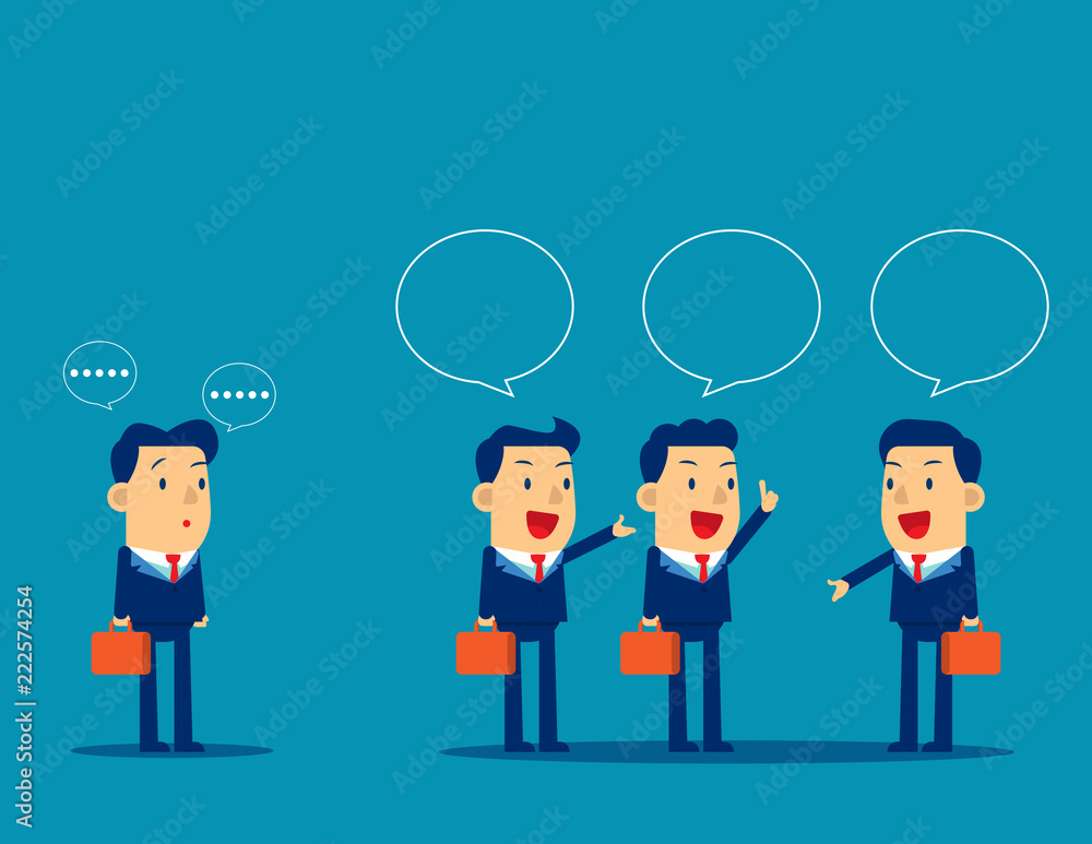 Business people meeting and talk. Concept business vector illustration, Communication, Brainstorming, Strategy or Analisis. Business people meeting and talk. Concept business vector illustration, Communication, Brainstorming, Strategy or Analisis.