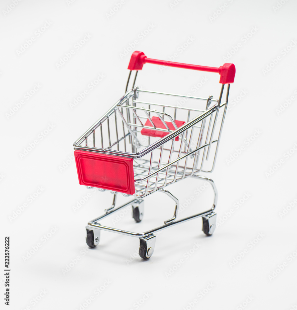 Shopping cart Isolated on white background